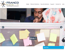 Tablet Screenshot of francopinto.com